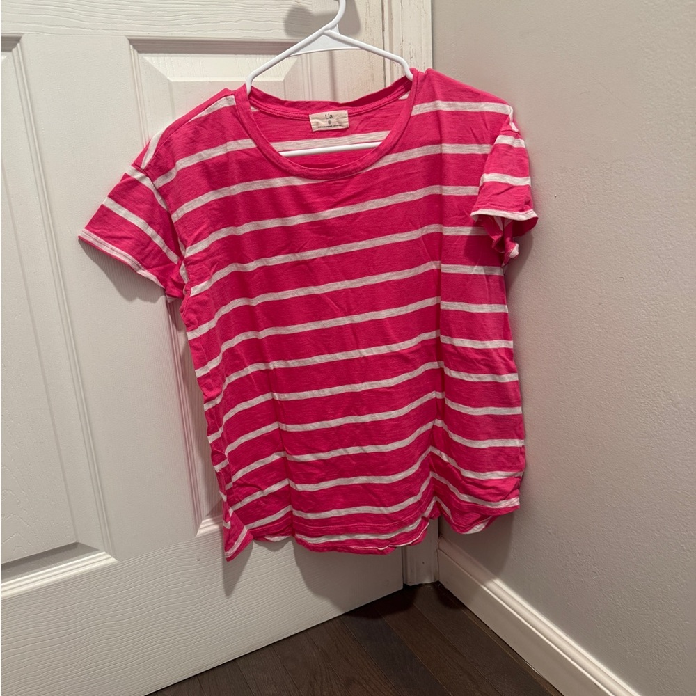 Pink Striped T-Shirt